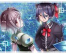 SNS用のオリジナルアイコンイラストなどを承ります 8月末まで特別価格でご提供させていただきます! イメージ4
