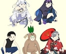 SNSのアイコンや配信等で使えるイラスト描きます 見れば見るほど癖になる表情！あなただけのやさぐれキャラ！ イメージ9