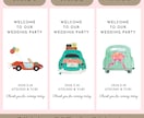 結婚式のお車代・お礼封筒つくります 挙式日&名入れ無料｜可愛いデザインで特別なおもてなし イメージ3