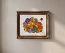 ビビットなカラフルイラスト描きます ビビットカラーの世界で一匹の動物たちを描くのが得意！ イメージ7