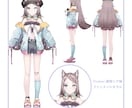 イラスト再現Vtuberさんの３Dモデルを作ります ２Dの魅力をそのまま3Dモデルにします！！ イメージ7