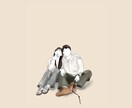 いただいた写真をもとに線画イラストを描きます 結婚式アイテムや、SNSアイコンなど様々な用途で使用できます イメージ9