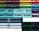 ゲームのUI、アイコンなど作成いたします ゲーム業界20年以上の経験者がUIをデザインいたします。 イメージ1