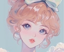 透明感のある可愛いイラスト描きます SNSアイコンや一枚絵など柔らかく丁寧に制作します！ イメージ4