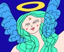 守護神のチャネリングアートを描きます 守護神にチャネリングしヒーリングデジタルアートを描きます。 イメージ2
