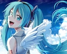 女性キャラのイラスト描きます 歌い手・ボカロ・Vtuber動画のお供に1枚！ イメージ4