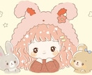 あなたの写真をかわいいアイコンにします かわいい♡あなただけのオリジナルキャラクターを描きます イメージ5