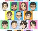 キャラクター似顔絵描きます 【ゆる似顔絵】名刺やスタッフ紹介などビジネス利用にも人気！ イメージ3
