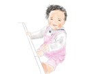 可愛くシンプルなイラスト描きます SNSアイコン／記念日のプレゼント／家族の思い出 イメージ6