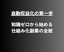 面倒な作業ゼロで利益を生み出す秘訣を教えます スモールビジネスから始めた起業家が実践方法を提供します イメージ2