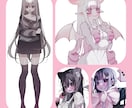 可愛いアイコン描きます ちゅるっとした目、もっちりした頬の可愛らしい女の子描きます！ イメージ5