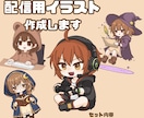 配信用PNGTuber作成します はじめての配信や、いつもと違う配信にどうぞ イメージ1