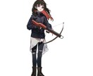 人物イラストお描きします 納期早め。耽美な絵柄で立ち絵をお描きします イメージ3