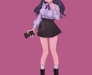 SNSで使用できるプロフイラスト作成いたします 彩度低め、クールな雰囲気のイラストが得意です イメージ5