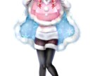 オリジナルキャラクターの立ち絵を制作いたします 透明感のある塗りとファンタジー系デザインが得意です。 イメージ3