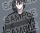 一枚絵を制作し、ご提供いたします 立ち絵、等身、ミニキャラ、サムネ用など／男性でも女性でも イメージ3