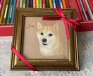 温もりを感じるペット似顔絵を描きます 贈りものにも最適なミニ似顔絵です♪ イメージ2