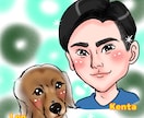 ビジネス用アイコン&名刺用似顔絵作成します 名刺やSNSのアイコンに優しい似顔絵をどうですか？ イメージ6