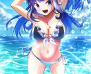 基本5000円~！イラスト制作いたします 1枚絵、立ち絵、アイコンに！オリジナル、版権など対応可能！ イメージ2