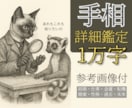 ご新規様優先◆詳細１万字手相鑑定します 性格・恋愛・仕事・金運・健康(画像付)相談自由 イメージ1