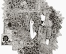 緻密な線ペン画を提供します 細かいペン画を提供します。色付けも可能です。 イメージ4
