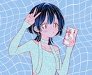 商用利用可！可愛いイラスト絵描きます 絵柄寄せも可◎サムネイル,一枚絵,記念イラスト,など イメージ1