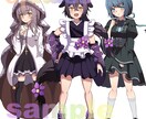 ソシャゲ調の立ち絵描きます 修正無しのサービス価格プラン♪ イメージ2