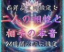 二人のホロスコープで相性と相手の本音を鑑定します 生年月日だけで二人の相性と本音がわかります イメージ1