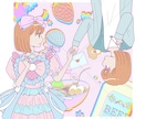 ポップ/チルい系/エモ系な可愛いイラスト描きます 可愛い女の子のイラスト★アイドルT制作実績あり イメージ4