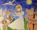 プレゼント用、商用イラスト描きます 色鉛筆で描いた暖かみのある優しい手描きイラストです。 イメージ5