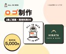 お店・会社の顔になる、オリジナルロゴを作ります 2案ご提案｜商用利用OK｜名刺やHPにそのまま使える イメージ1
