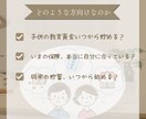家庭の家計相談･保険見直しをFPが個別相談します 子育て家庭のお金の不安をやさしく整理・見直し相談 イメージ2