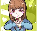 L判ハーフサイズ(カード)のイラストを描きます カードサイズのオリジナルイラストでスマホ背面を飾りませんか？ イメージ2