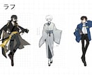 キャラクター立ち絵描きます 少女〜成人男性まで、イラストを描かせていただきます イメージ7