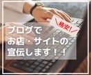 格安‼あなたのお店やサイトをブログで宣伝します 検索ランキング上位続々‼ネットでの集客をお手伝いします。 イメージ1