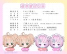 商用利用料込！可愛いSD（ミニ）キャラお描きします 表情差分のおまけ付き！かわいいミニキャラお任せください！ イメージ3