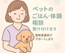 犬猫の体調相談　動物看護師が丁寧にお答えします ちょっとした体調不良の判断にも！ イメージ1