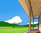 スマホの壁紙等のイラストを描きます 何気ない風景や、思い出の景色をイラストにしてみませんか？ イメージ1