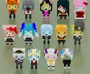 ボクセルでキャラクターや小物を作ります ボクセルアートをSNSのアイコンやイラスト素材に！ イメージ4