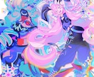キャラクターイラストの制作いたします 配信活動/商用利用/個人使用等 幅広い用途で使用可能 イメージ4
