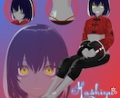 商用利用込】立ち絵公開用画像お作りします オリキャラの紹介などにもいかがですか？ イメージ3