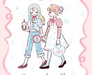 やさしく可愛い♡ガーリーなイラスト描きます 丁寧にヒアリングします！SNSアイコン・プレゼントにおすすめ イメージ2