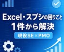 Excel・スプシの困りごと即日解決します 関数エラー・集計・管理表づくり｜現役SE×PMOが丁寧に対応 イメージ1