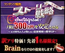 Brainバナー作ります │訳アリ特価！限定1名様｜コンテンツ販売用│訴求力強│高評価 イメージ4