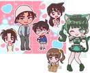 アイドルグッズ、メッセージカード等イラスト描きます 商用利用可！生誕祭やイベントに！推しを可愛くデフォルメ♪ イメージ4