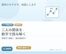 二人の関係分析レポートをお届けます 運命数、特性と人生のピーク時期の分析で二人の関係を読み解く イメージ1