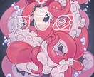 デフォルメちっくなイラストや立ち絵を描きます カワイイからちょっぴりダーク、人外キャラまで！ イメージ9