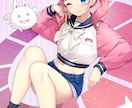 人物イラスト制作★鮮やかな可愛い絵柄で描きます 観賞用、SNS用、動画用など！企業・商用利用もOK！※要料金 イメージ9