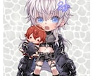 可愛く繊細に！ミニキャラ・SDイラスト描きます SNS★華やかで可愛いミニキャライラスト描きます✨ イメージ2