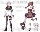デフォルメVtuber用モデル制作します 可愛いミニキャラLive2Dをキャラデザ～モデリングまで！ イメージ9